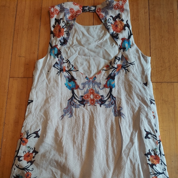 Ecote open back fairycore frock dress rayon size 8 - Picture 4 of 5